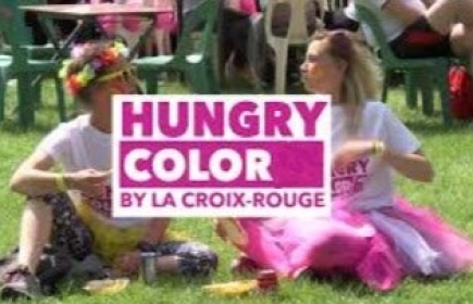 Manifestation solidaire Hungry Color Croix Rouge 2022